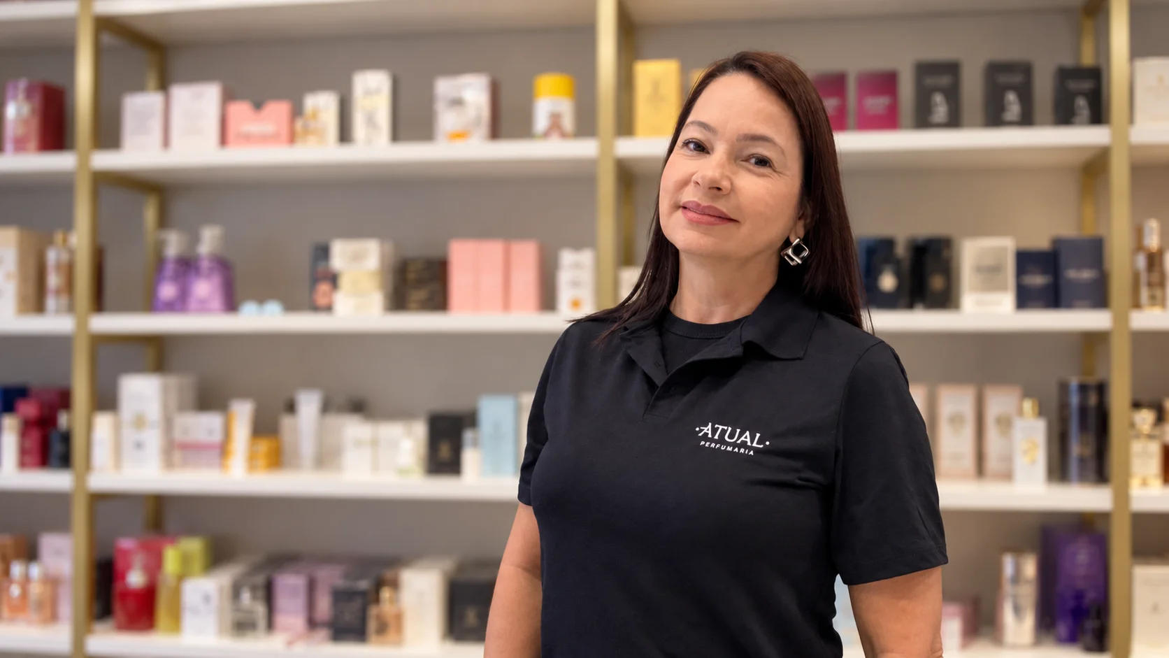 Gleice, da Atual Perfumaria
