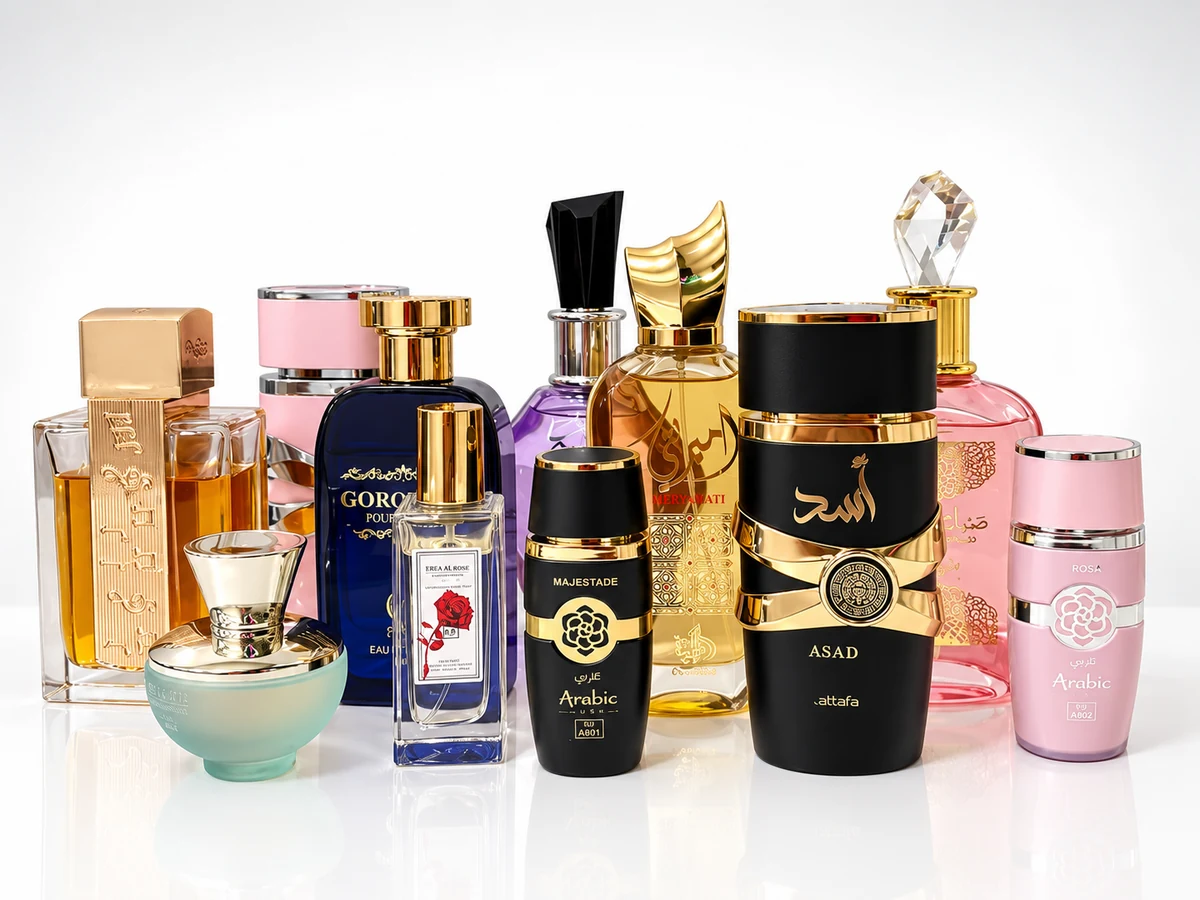 Sugestão de pedido de R$ 1.200 com perfumes árabes e importados